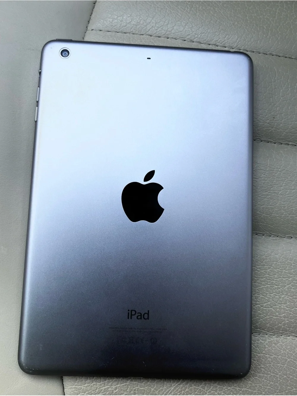 Apple iPad in Space Gray with Black Apple Logo